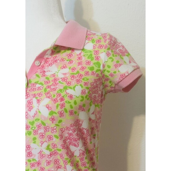 Lilly Pulitzer Youth Size 14 Vintage White Label Floral Dress Preppy Cottage - Picture 3 of 9